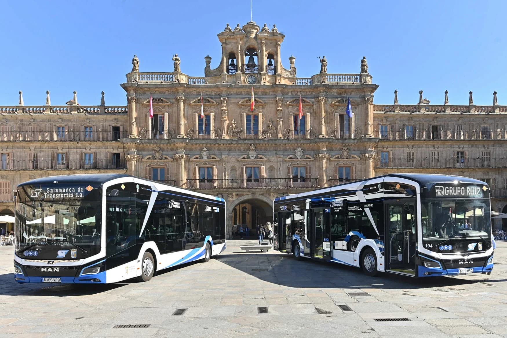 Nueva flota de autobuses híbridos para Salamanca