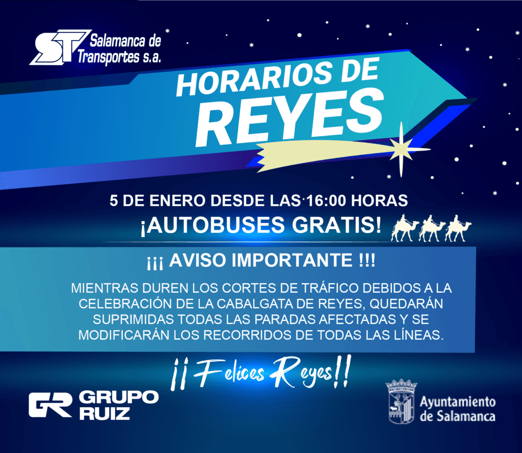 Horarios Reyes 2025
