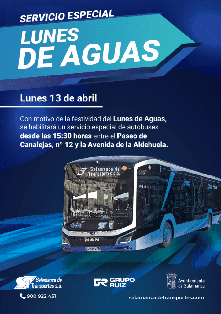 Servicio especial - Lunes de Aguas