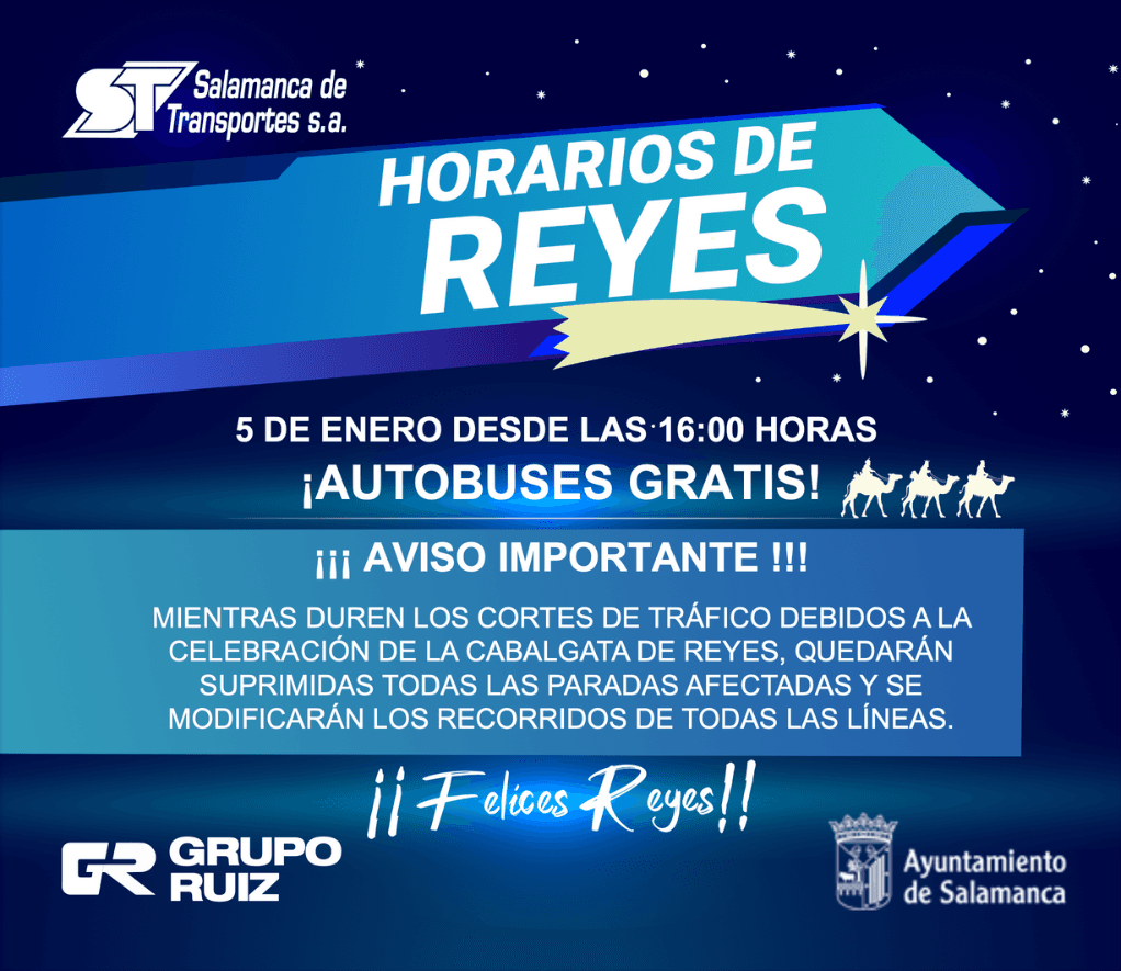 Servicio especial - Cabalgata de Reyes