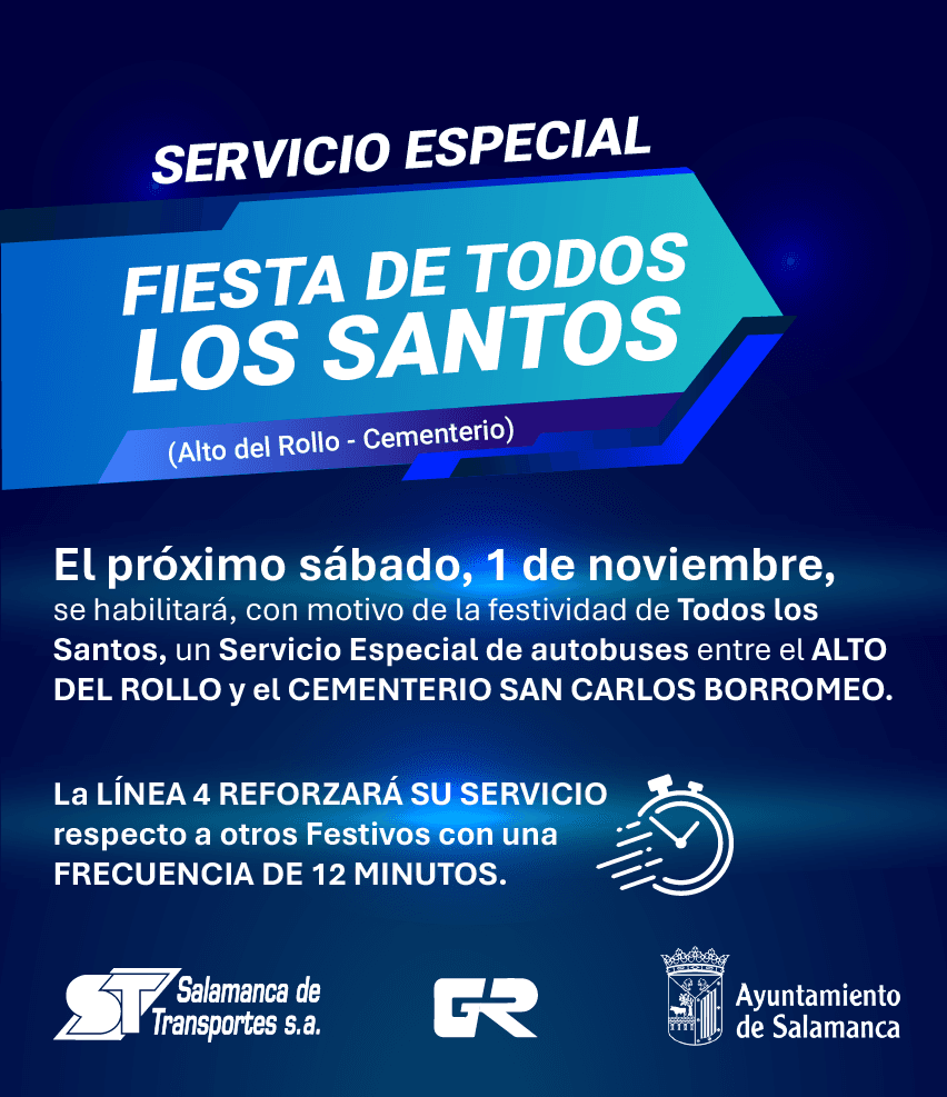 Servicio especial - Fiesta de todos los santos